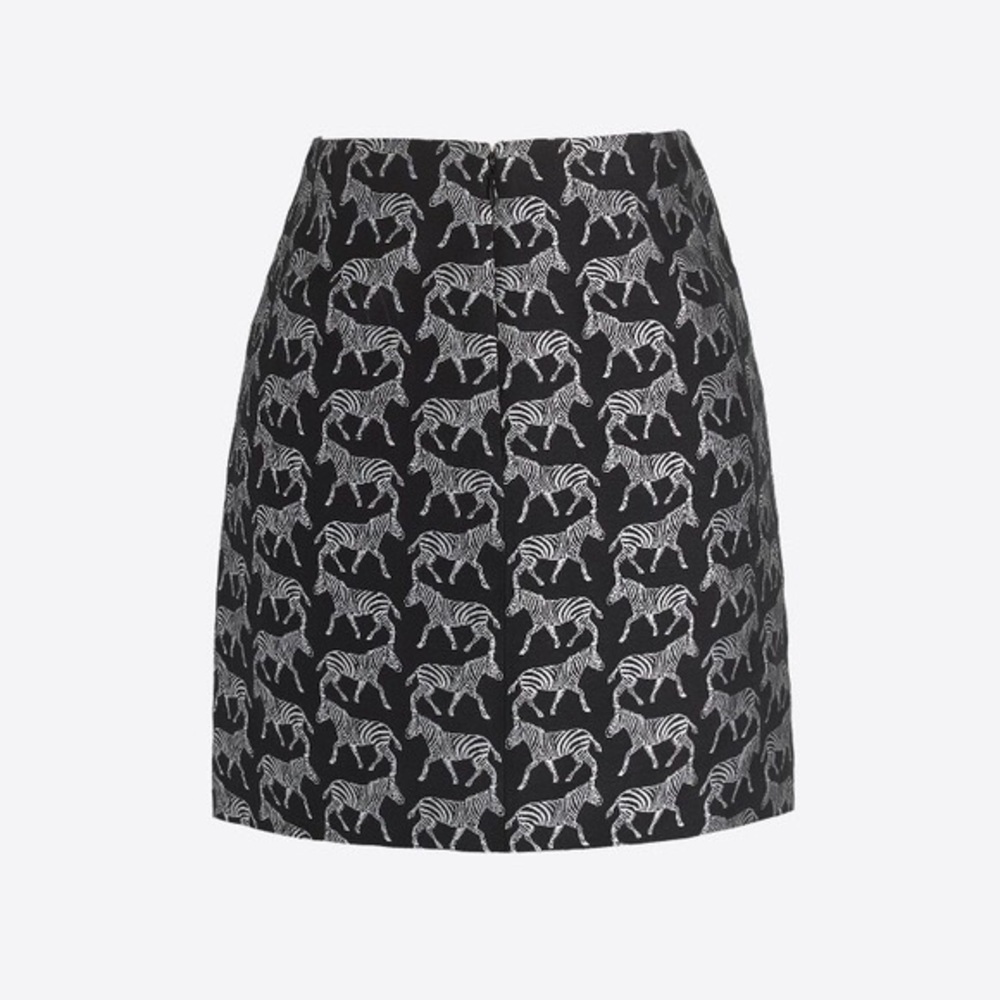 NWT J. Crew Factory Size 12 Zebra Skirt